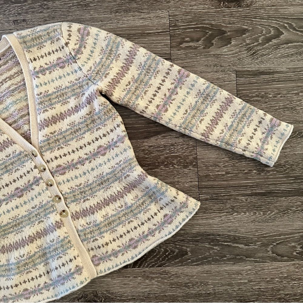 Lauren Ralph Lauren Multicolor Patterned Cardigan - Picture 4 of 7